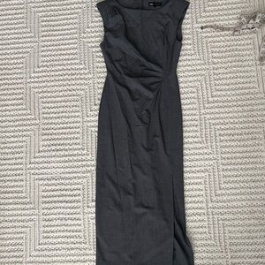 NWT Zara Gray Sleeveless Dress